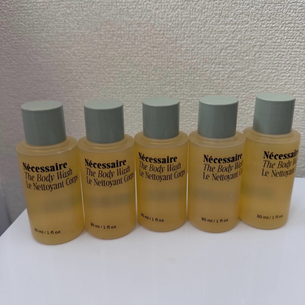 5 x Necessaire The Body Wash 30 Ml/1 fl oz Each Travel Size(5 fl oz/150ml TOTAL)